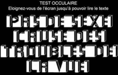 test occulaire